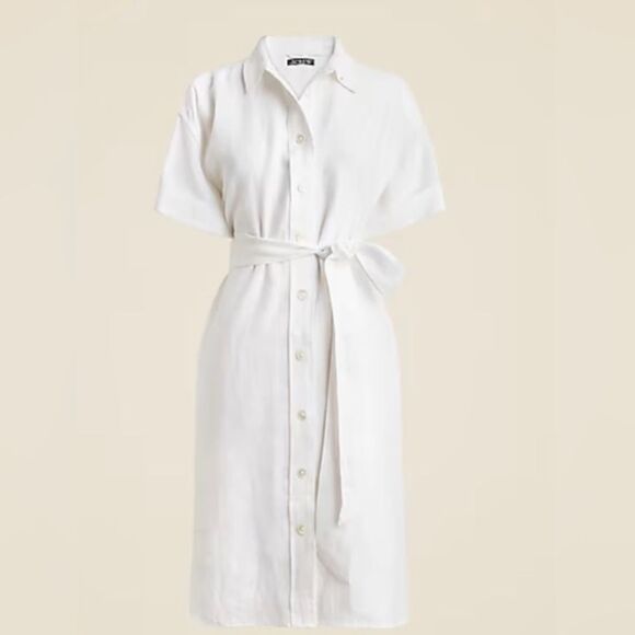 J Crew Linen Dress M - Picture 10 of 10